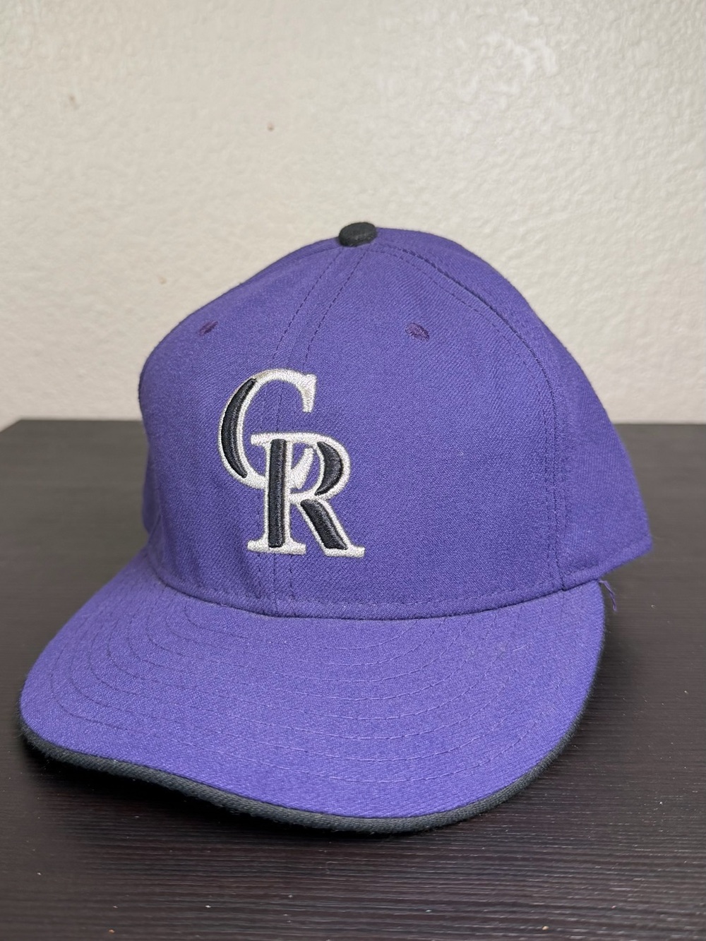 MLB Colorado Rockies Kids Purple Baseball Hat with Black & White Logo